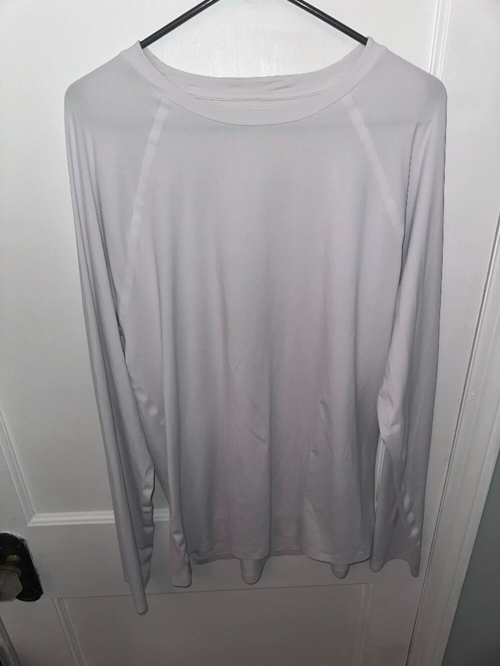 Men's Alo Yoga Idol Long Sleeve Performance Tee × 1 White L Large